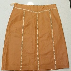 Genuine Leather Skirt